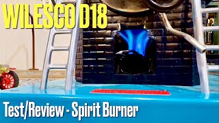 CORRECTION I meant “dihydrogen monoxide” TestingReviewing a Spirit Burner in Wilesco D18 [upl. by Iadrahc]