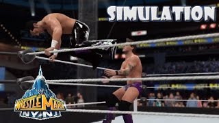 WWE 2K16 SIMULATION Chris Jericho vs Fandango  Wrestlemania 29 Highlights [upl. by Artina]