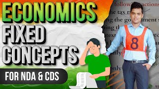 Economics Most Asked Concepts for NDA amp CDS 1 2024 NDA Economics  NDA 1 Economics CDS Economics [upl. by Ivanah389]