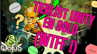 ANALYSE ET TIERLIST DOFUS UNITY Donjon en solo Steamer tu vas serrer  13 [upl. by Oeht]