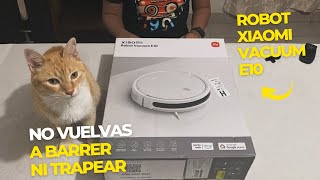 Robot aspiradora y trapeadora Xiaomi Vacuum e10 Unboxing y review en español [upl. by Yentnuoc128]