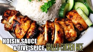 Hoisin Sauce amp Five Spice Grilled Chicken amp Rice [upl. by Gnaw]