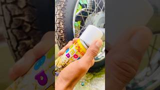 Spray silencer cleaner 😳😇trendingshortsshortvideoyoutubeshortsviralshortsshorts dametucosita [upl. by Hoffer]