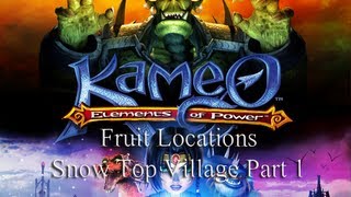 Kameo Elements of Power Elemental Fruit Locations Guide Walkthrough  Snowtop Village 1 [upl. by Ahsinad313]