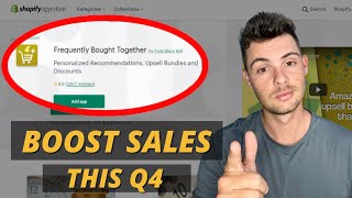 💰 Frequently Bought Together Shopify App Tutorial to Boost Sales in Q4 Best Shopify App [upl. by Croner]