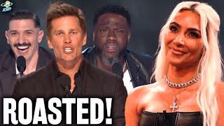 DAMN Kim Kardashian Gets BOOED amp DESTROYED at The Roast of Tom Brady Live On Netflix  Best Burns [upl. by Roter469]