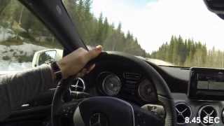 MercedesBenz CLA 200 0100 kmh [upl. by Attiuqal]