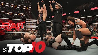 Top 10 Monday Night Raw moments WWE Top 10 Nov 18 2024 [upl. by Idnym]