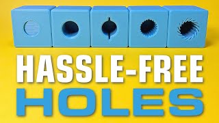 Design Better Holes  Improve Tolerances  Reduce Sagging  Design for Mass Production 3D Printing [upl. by Schlicher799]