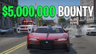 I Survived a 5000000 Bounty on GTA 5 RP [upl. by Terri941]