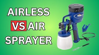 Airless vs Air Paint Sprayer HVLP Revealing the Best Airless Paint Sprayer [upl. by Imac505]