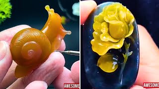 10 Minutes of Amazing Relaxing Carving Art [upl. by Farrell104]