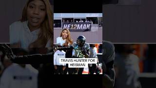 Travis Hunter is the Heisman favorite 🏆 collegefootball deionsanders coloradobuffaloes sports [upl. by Hluchy]