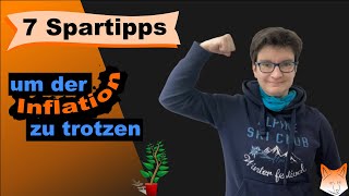 7 Spartipps gegen die Inflation  sparsam leben für weniger Geldsorgen [upl. by Notsrik]