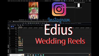 How to make instagram reels in edius II Edius 789X [upl. by Assi]