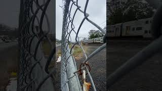 A V set passing a freight train at Gosford [upl. by Trebuh]