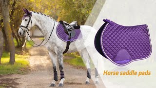 Very unique Horse Saddle Pads Horse HorseBlankets horseboots [upl. by Kolk]