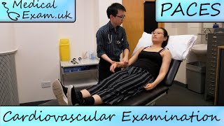 Cardiovascular Examination Routine  PACES Teaching [upl. by Akiemahs]