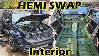 HEMI Swap Jeep Renegade pt 31 Starting on the Interior [upl. by Jovitta659]