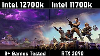 Intel 12th 12700K vs 11700K Nvidia RTX 3090 [upl. by Rieth]