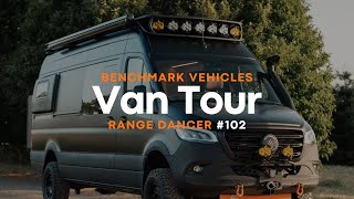 Benchmark Vehicles  Sprinter Van Tour 102 Range Dancer [upl. by Held180]