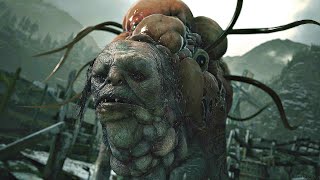 Resident Evil 8 Village  Moreau Boss Fight amp Transformation 4K 60FPS [upl. by Funda]