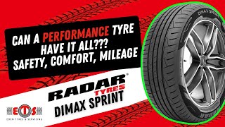 Can A BUDGET Performance Tyre Have It All  Safety Comfort amp Mileage  Radar Dimax Sprint [upl. by Septima380]