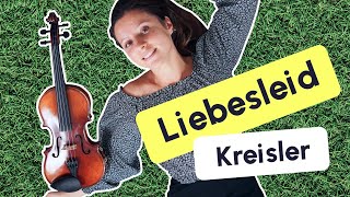 StepbyStep Liebesleid Kreisler Loves Sorrow Violin Tutorial [upl. by Cutcliffe]