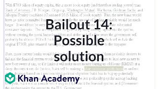 Bailout 14 Possible Solution [upl. by Eilama]