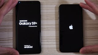 Galaxy S9 Plus vs iPhone X  Speed Test Can the Knight eat an Apple [upl. by Atener]