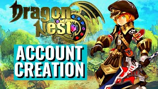 How to Create ACCOUNT in Dragon Nest SEA  Guide For New Players amp Returning Players 2021 [upl. by Ijat]