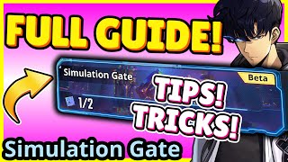 SIMULATION GATE GUIDE TIPS amp TRICKS FULL RUN Solo Leveling Arise [upl. by Ijneb966]