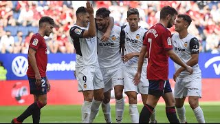 Osasuna 14 Valencia  Spain LaLiga  All goals and highlights  12092021 [upl. by Eirised]