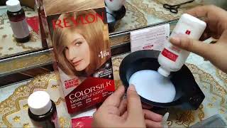 How to hair dye at home  Revlon carotene colour full hair dye amp review  Anaya vlogs [upl. by Errick]