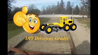 DIY Homemade Driveway Drag Grader [upl. by Machutte581]