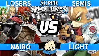 Collision 2019 Losers Semis  Nairo Ganondorf vs Light Fox  Smash Ultimate [upl. by Eustatius]