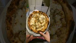 ROASTED GARLIC ROSEMARY POTATO PIZZA ON CRISPY SOURDOUGH CRUST pizza asmr food cooking shorts [upl. by Siramaj]