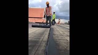 Waterproofing Membrane Sika Bituseal T130SG  SikaBit Pro P 405 Sand [upl. by Hunfredo]