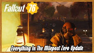 EVERYTHING In The Milepost Zero Update  Fallout 76 Update [upl. by Kipper626]