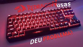 COMO ESTÃ UM TECLADO DA REDRAGON DEPOIS DE 3 ANOS DE USO  DEU PROBLEMA [upl. by Preston]