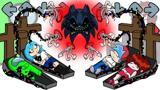 Phantom Attack Sonic Lord X Destroys the World  Mini Crewmate vs FNF Characters  Among Us [upl. by Ranie822]