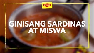 Ginisang Sardinas at Miswa [upl. by Crespi]