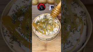 👩🏼‍🍳 Recette  Mont d’or rôtie au miel 🍯🧀 food cook eat cooking cheese asmr recipe [upl. by Aidua526]