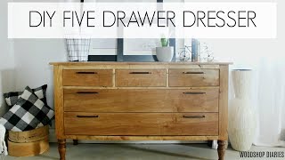 How to Build a DIY Dresser [upl. by Herrle742]