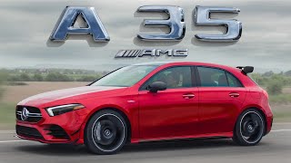 The 2020 MercedesAMG A35 is the NEWEST Hot Hatch [upl. by Enimasaj]