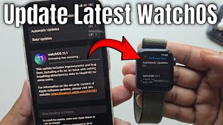 How to update apple watch latest WatchOS [upl. by Yoong]