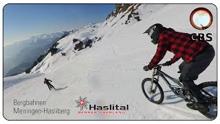 Allalin Glacier Bike Downhill 2019 Ersatz Alpentower Hasliberg extrem snow geil [upl. by Sparky157]