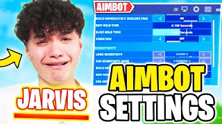 Using FaZe Jarvis Settings He Got BANNED For 😱🎯 500 Aim Assist ✅ [upl. by Odlavso]