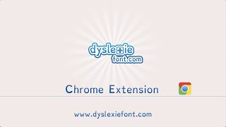 Dyslexie Fonts  Chrome Extension [upl. by Gabler82]