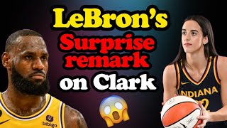 🚨LeBron James just addressed Caitlin Clark critics with hard words‼ [upl. by Anastasie211]